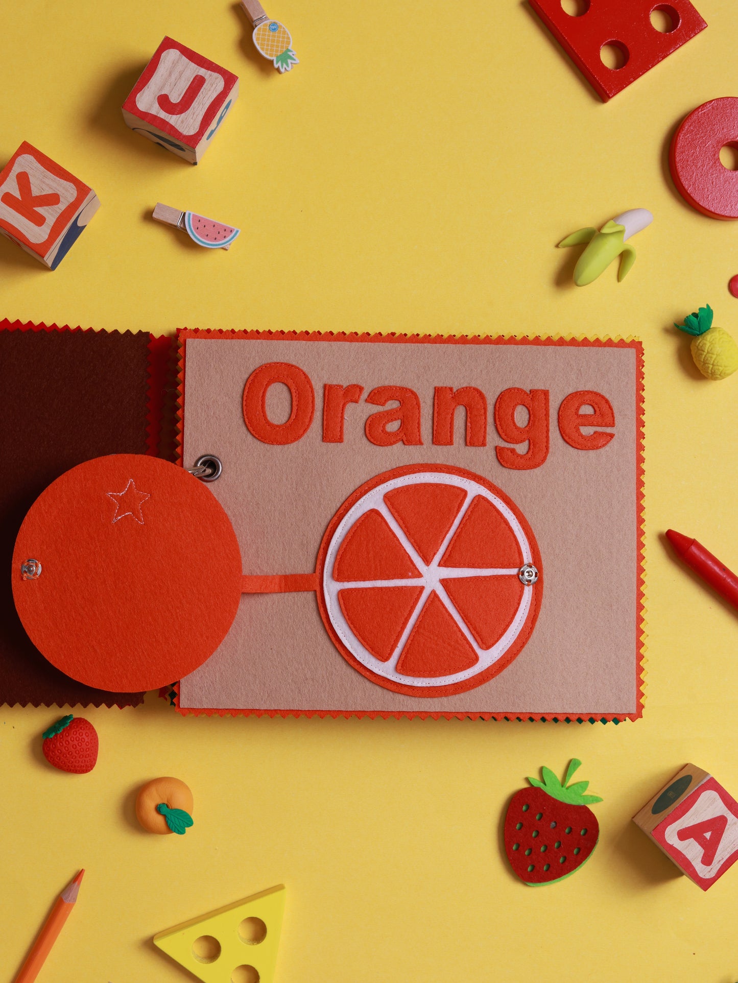 Fruits Felt Book