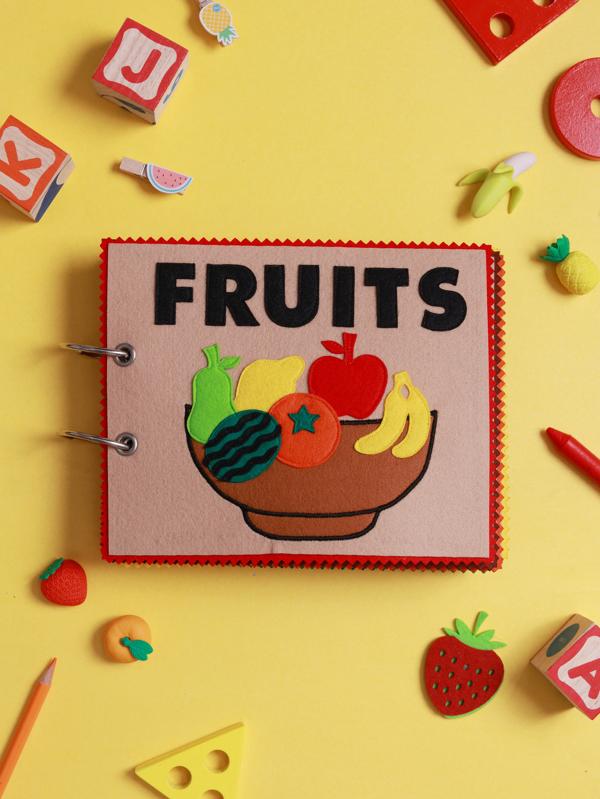 Fruits Felt Book