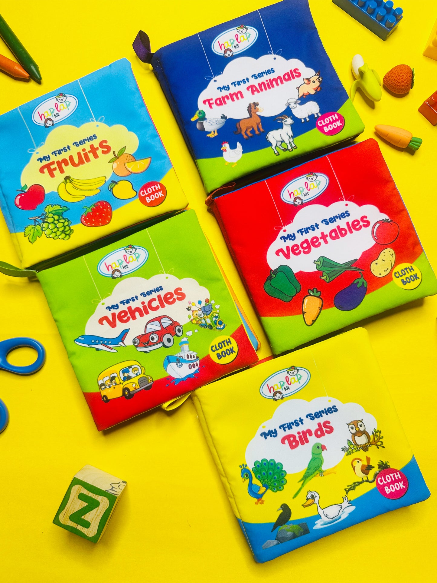 Cloth Books - Set of 5
