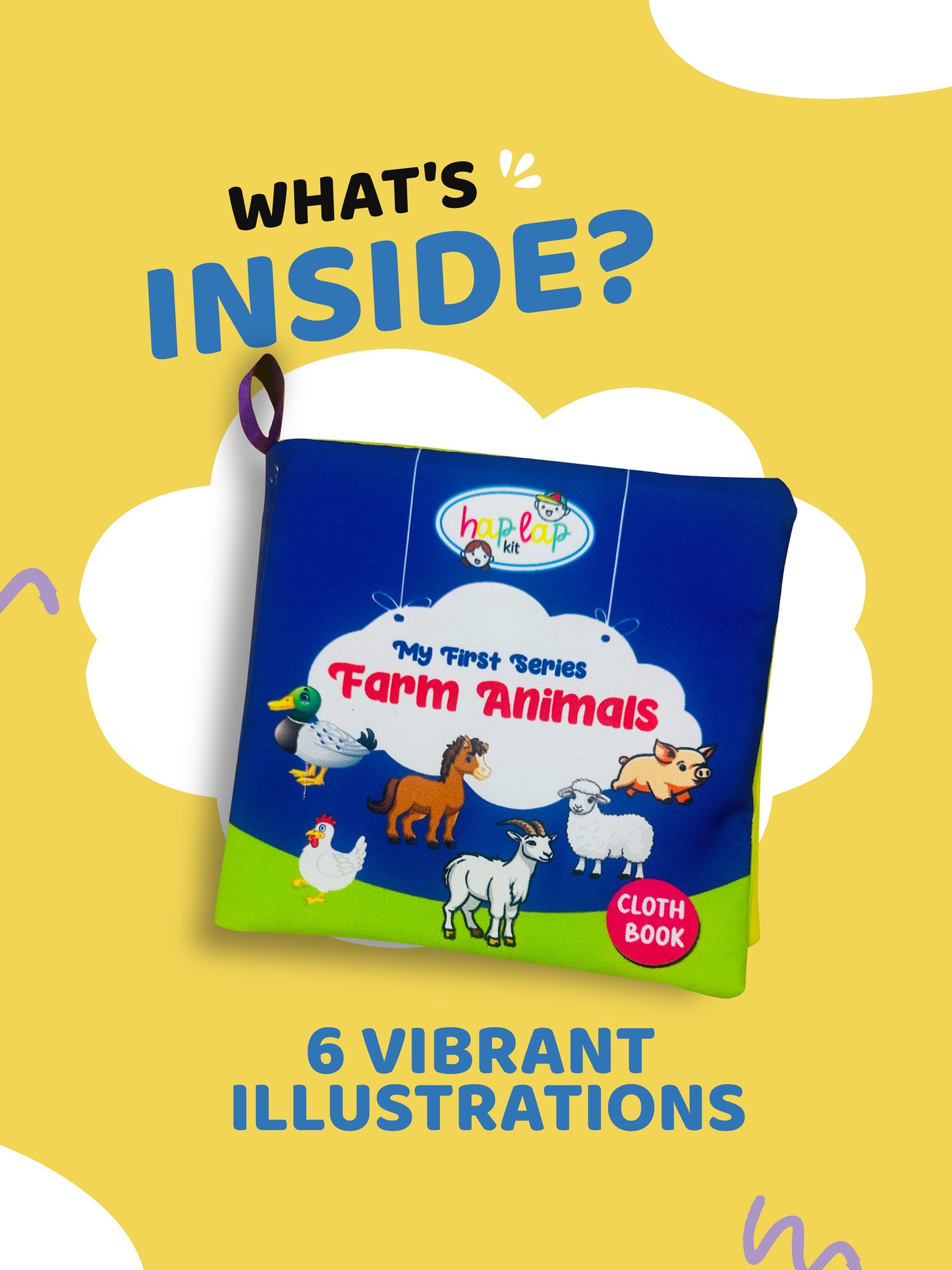 Cloth Book - Farm Animals