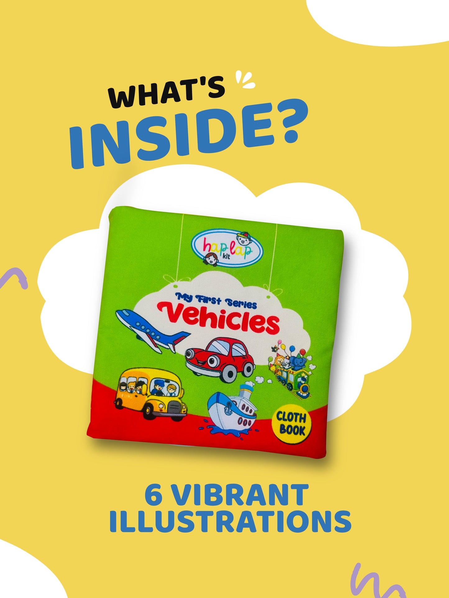 Cloth Book - Vehicles