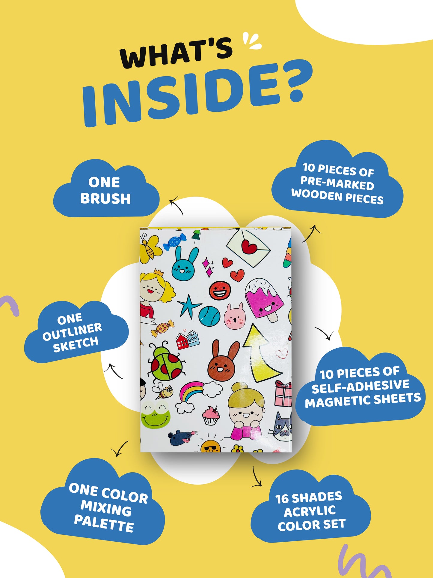 DIY Magnet Paint Kit - Sea Animals